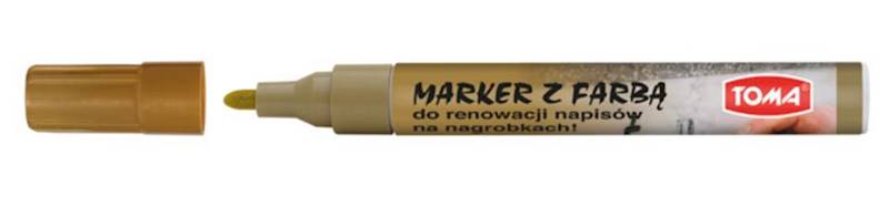 Marker TOMA do renowacji z farbą TO-448 złoty