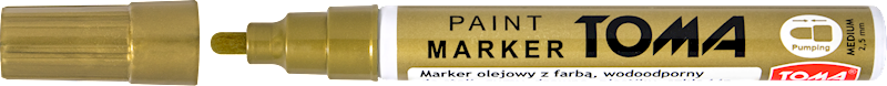 marker olejowy TOMA TO-440 2,5mm złoty