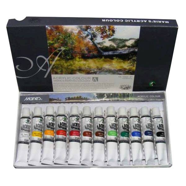 farby akrylowe Maries 12kol. 12ml