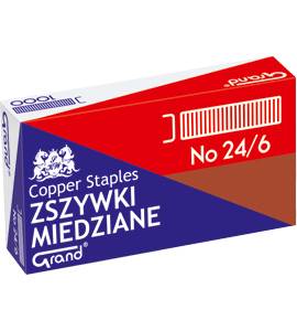 zszywki 24/6 GRAND miedziane