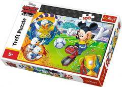 Puzzle 100 Trefl Myszka Miki na boisku