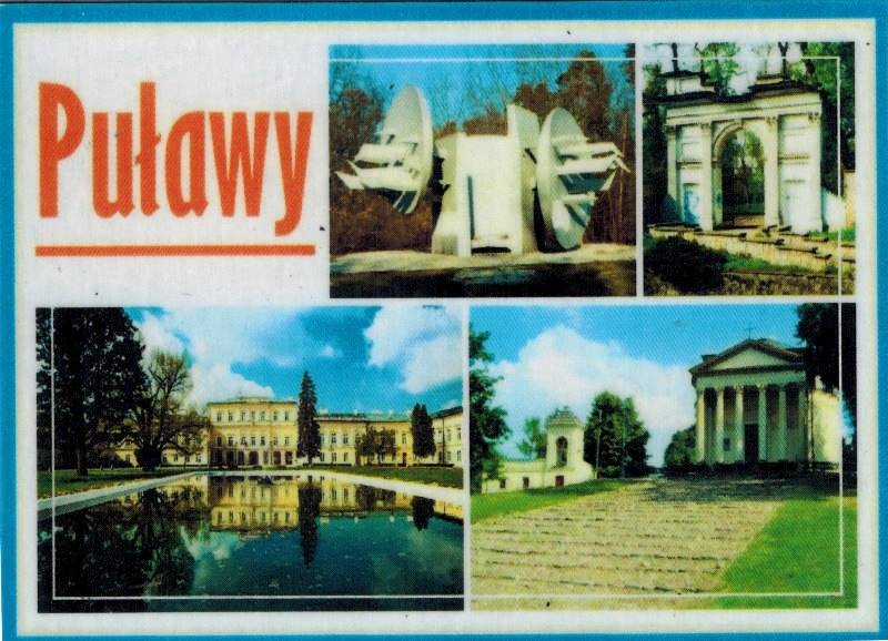 Magnes na lodówkę Zabytki Puławy 95x69mm wzór 10