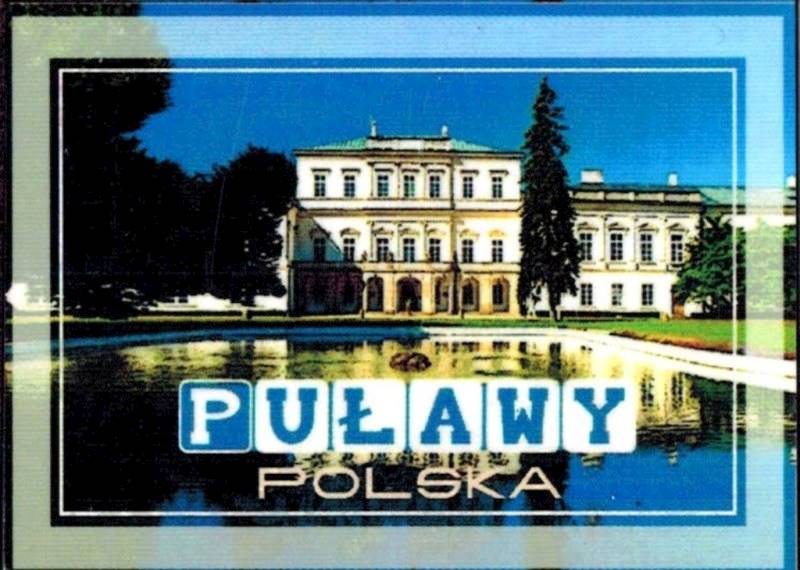 Magnes na lodówkę Zabytki Puławy 46x64mm wzór 03