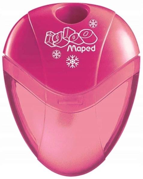 temperówka Maped z pojem. IGLOO 1 otwór różowa
