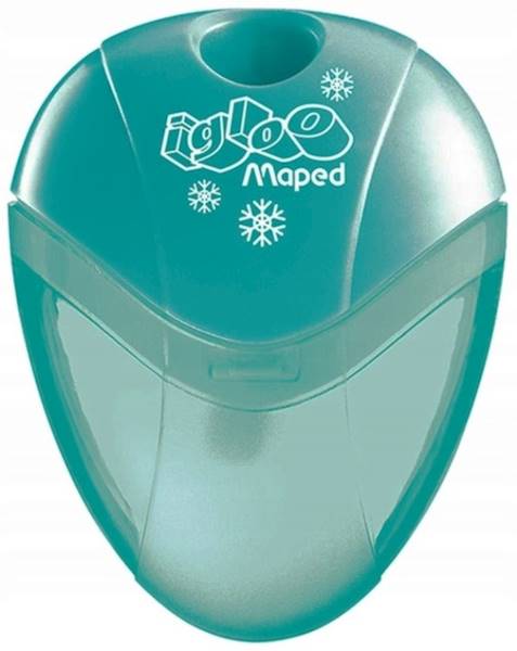 temperówka Maped z pojem. IGLOO 1 otwór zielona
