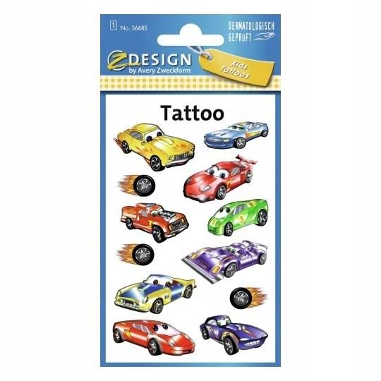 Tatuaże zmywalne Samochody Kids Tattoo ZDESIGN