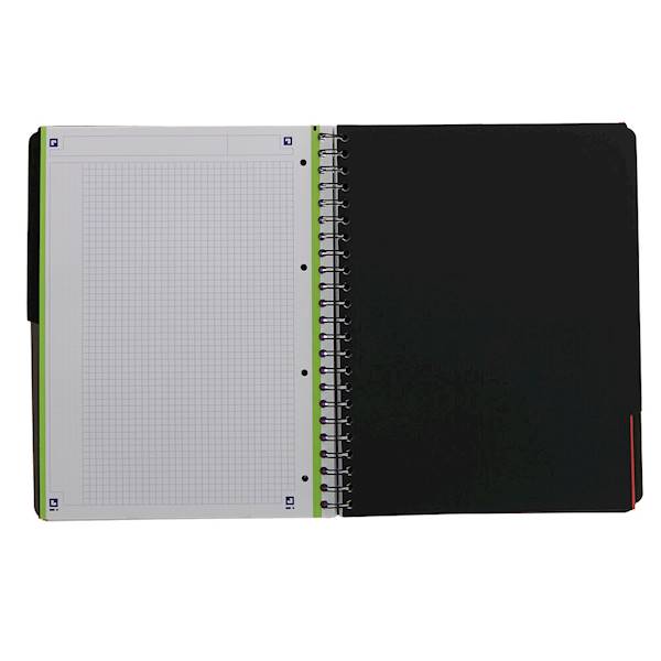 Kołozeszyt A4+ 100k kratka Oxford ProjectBook Czer