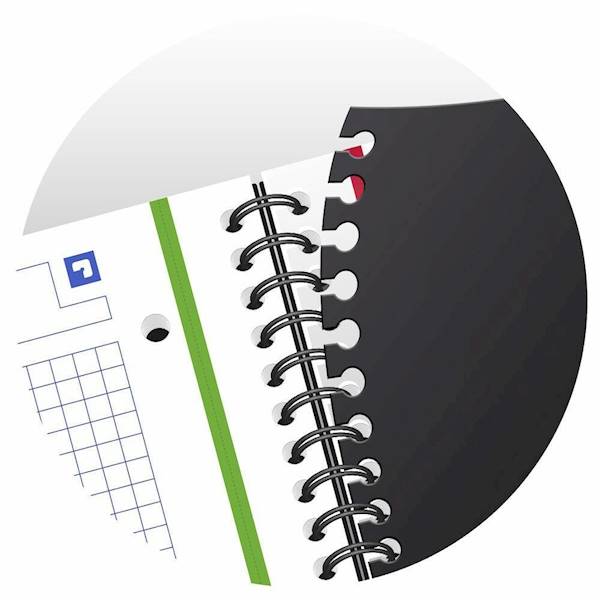 Kołozeszyt A4+ 100k kratka Oxford ProjectBook Czer