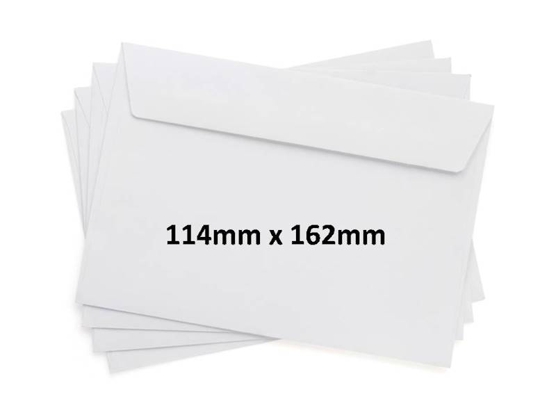 koperta biała C-6 SK 114*162  50szt. A&G