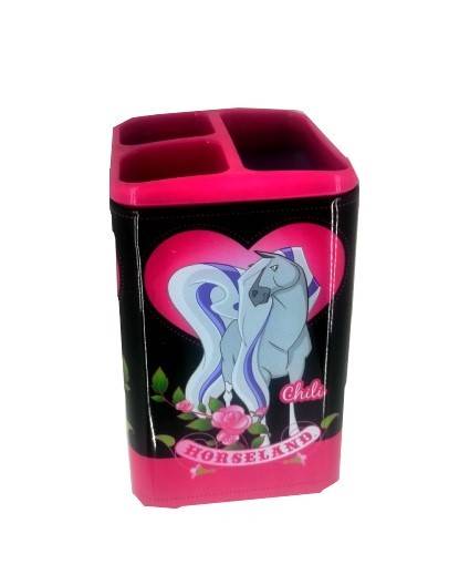 Pojemnik na długopisy metalowy Horseland