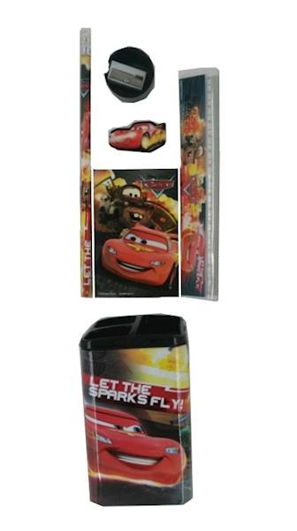 Zestaw przyborów szkolnych w puszce Cars 32