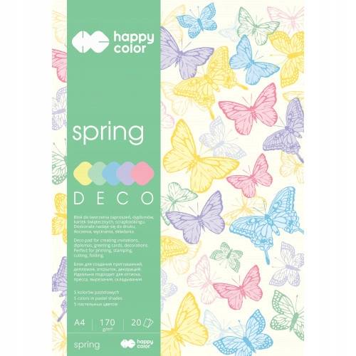Blok Deco Spring A4 20K 170g HAPPY COLOR