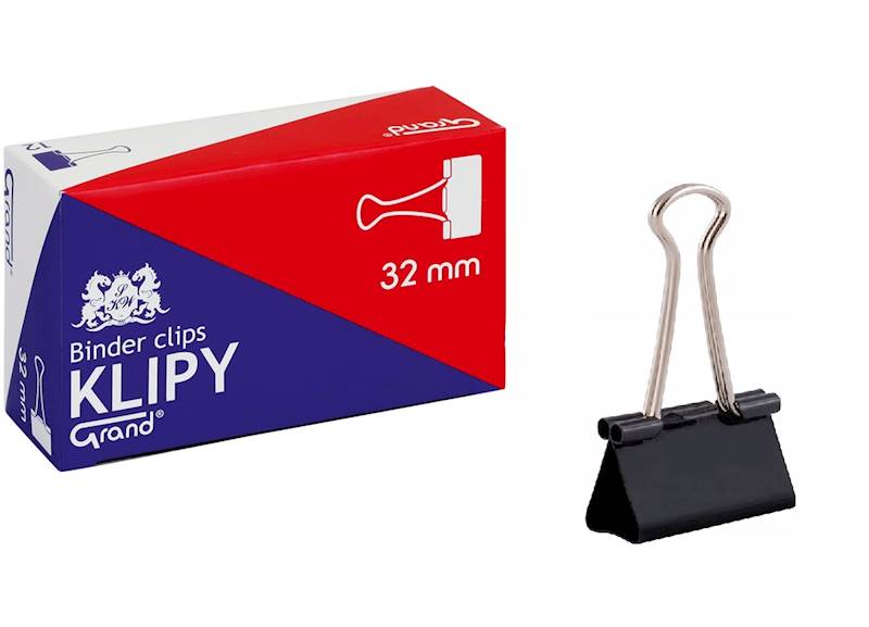 klip biurowy Grand 32mm (opak.12szt.)