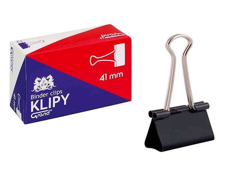 klip biurowy Grand 41mm (opak.12szt.)
