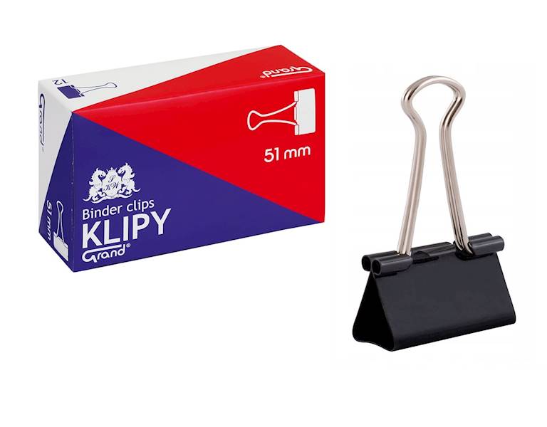 klip biurowy Grand 51mm (opak.12szt.)