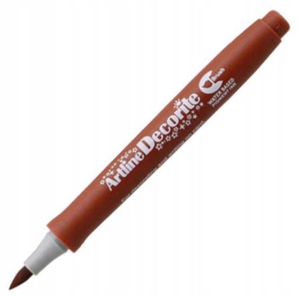 Marker Decorite Brush TOMA Brązowy