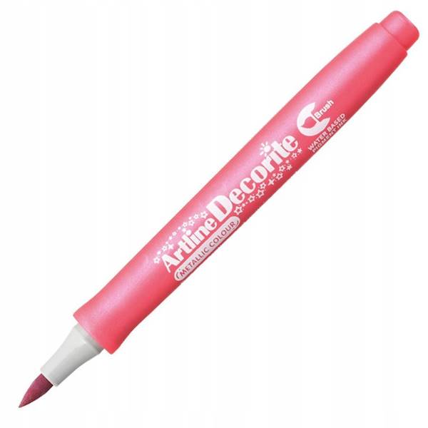 Marker Decorite Brush TOMA Różowy Metaliczny