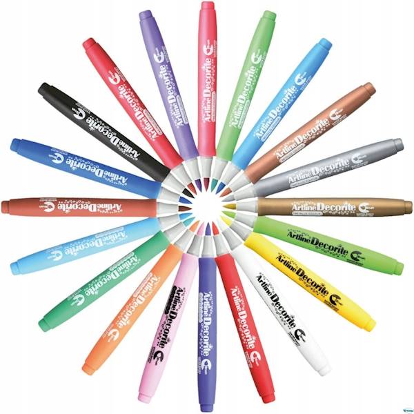Marker Decorite Brush TOMA Czerwony 