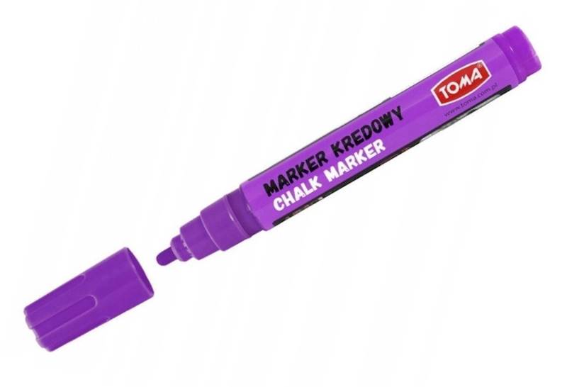 Marker kredowy TOMA 4,5 mm fioletowy