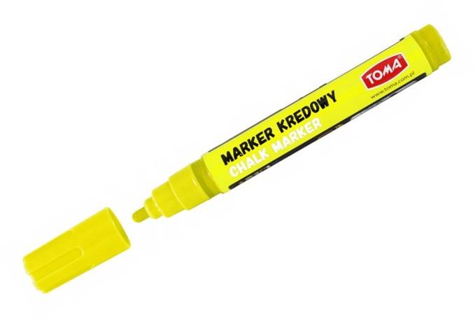 Marker kredowy TOMA 4,5 mm żółty