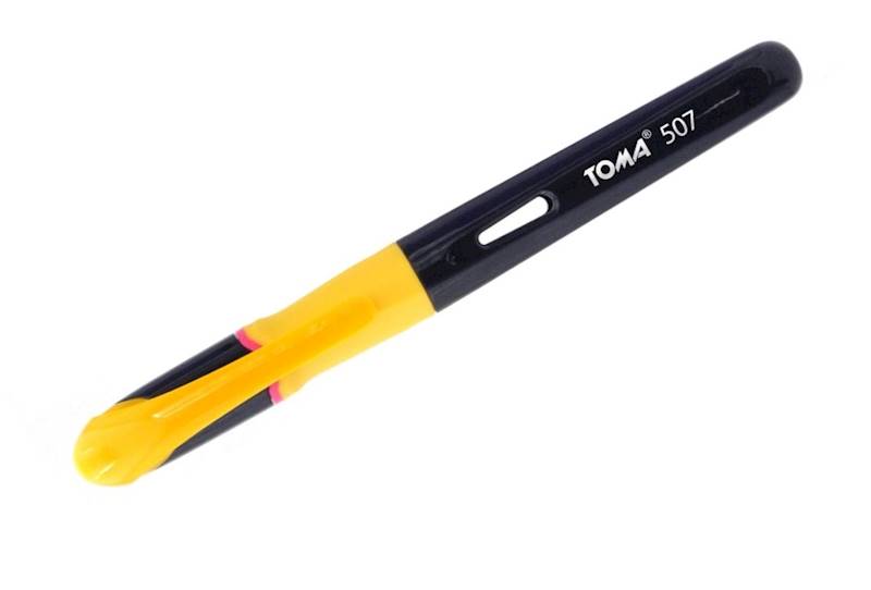 Pióro szkolne wieczne TOMA Rubber Grip Granatowe