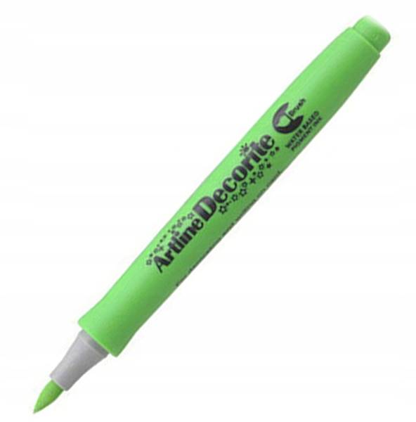 Marker Decorite Brush TOMA Zielono-Żółty