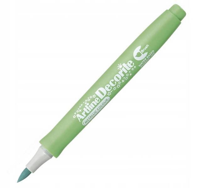 Marker Decorite Brush TOMA Zielony Metaliczny