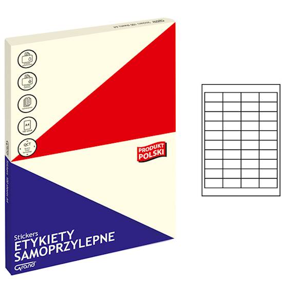 Etykiety samoprzylepne 003 48,5x25,4/40 (100szt.)