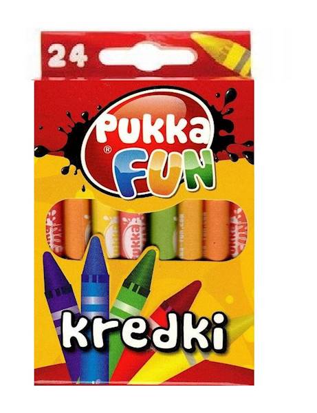 kredki świecowe 24 kol. Pukka Fun
