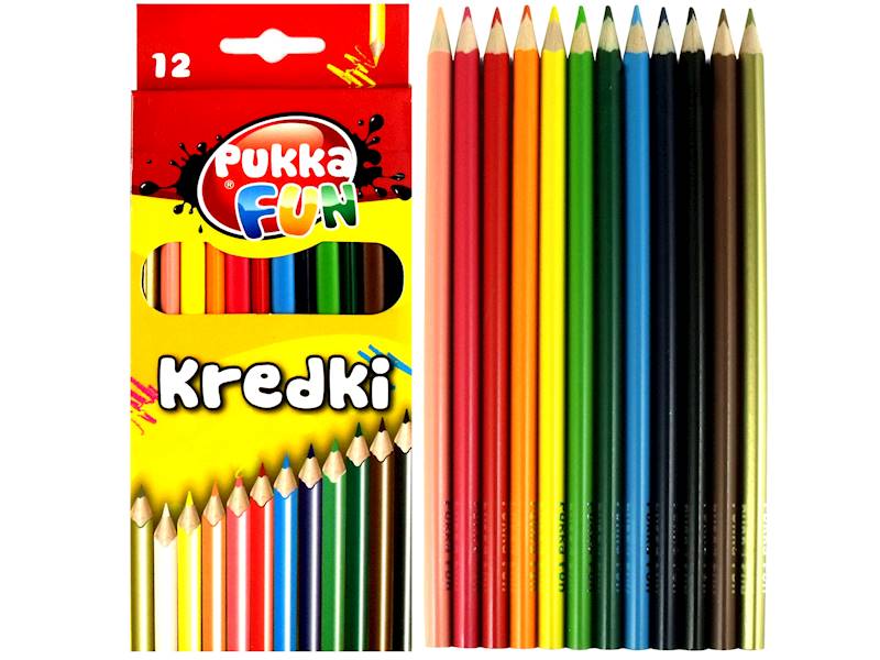 kredki ołówkowe 12 kol. Pukka Fun trójkątne