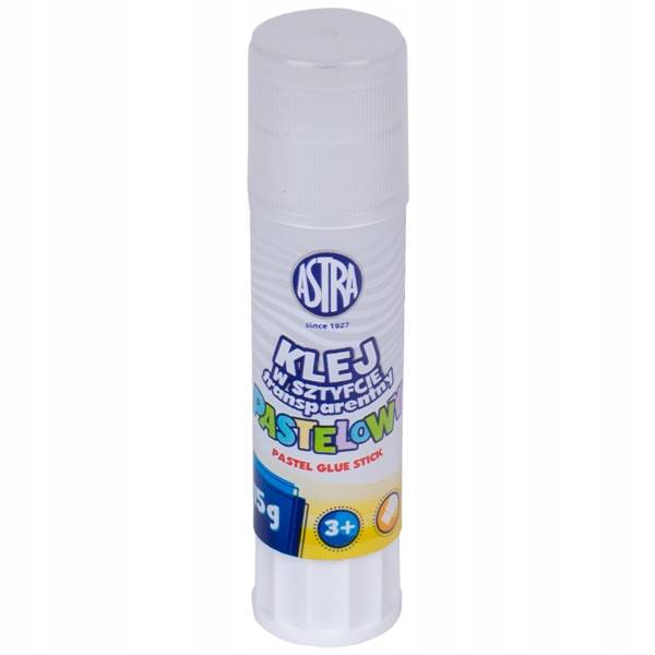 Klej w sztyfcie 15g ASTRA PEN pastelowy bezbarwny