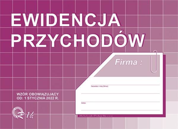Ewidencja przychodów A5 R1h nowa