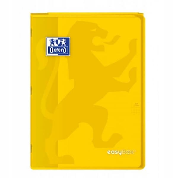zeszyt A4 60K kratka Hamelin Oxford Easybook Żółty