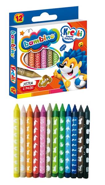 Kredki bambino 12 kol. Majewski Bambino Jężyk