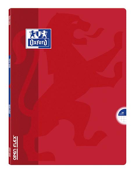 zeszyt A4 60K kratka Top Oxford Openflex czerwony