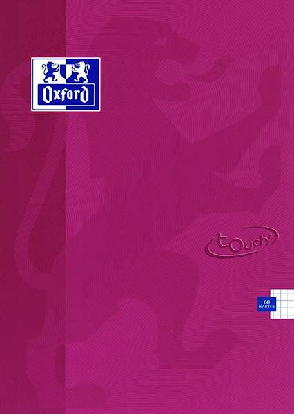 zeszyt A4 60K kratka Top  Oxford Soft Touch bordow