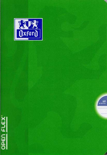 zeszyt A5 60K linia TOP Oxford Openflex zielony