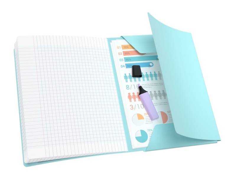 zeszyt A4 60K kratka Oxford Easybook Pastel zielon