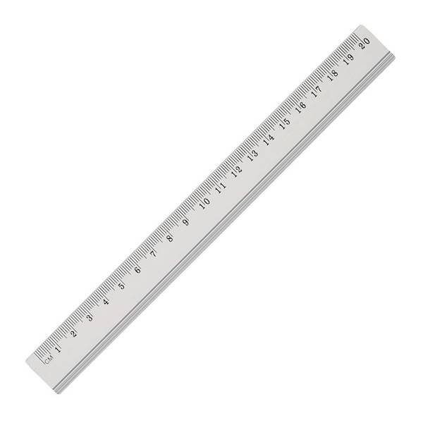 linijka 20cm płaska aluminiowa GR-119-20