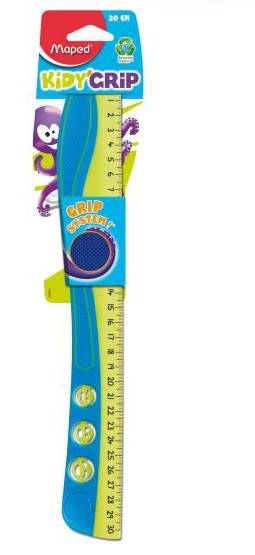 linijka 30cm Maped Kidy'Grip żółto-niebieska