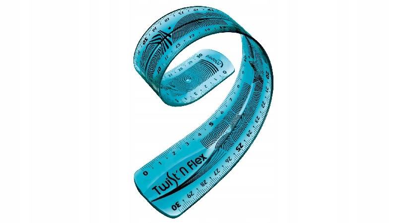 linijka 30cm Maped Twist'n Flex niebieska