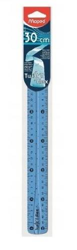 linijka 30cm Maped Twist'n Flex niebieska