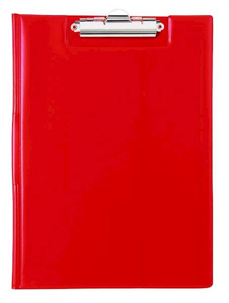 clipboard A4 Panta Plast zamykany czerwony