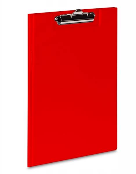 clipboard A4 VauPe zamykany czerwony jasny