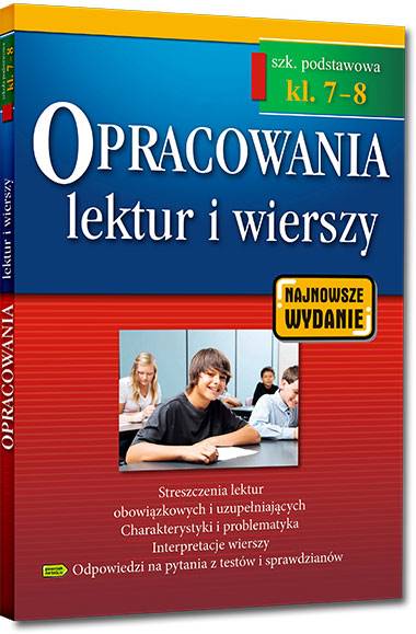 Opracowania SP 7-8 lektur i wierszy GREG wyd.V
