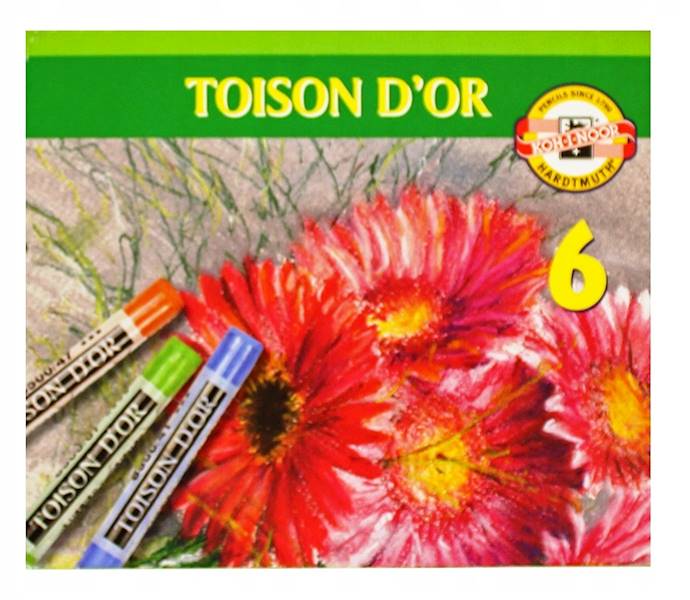 Pastele suche 6 kol. KIN TOISON D'OR