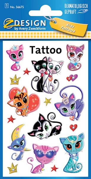 Tatuaże ZDESIGN - Kids Tattoo Kotki