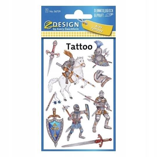 Tatuaże zmywalne Rycerze Kids Tattoo ZDESIGN