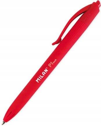 długopis Milan P1 Rubber touch czerwony