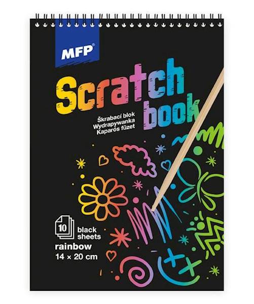 Wydrapywanka 14x20 blok 10K MFP Rainbow Black